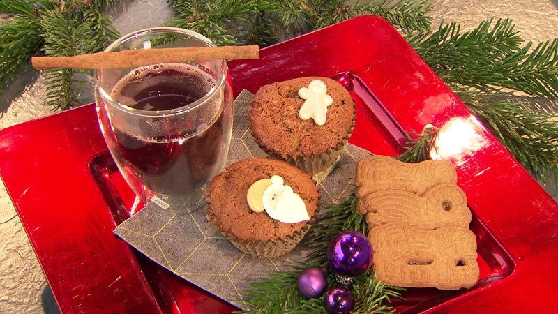 Glühwein-Spekulatius-Muffins
