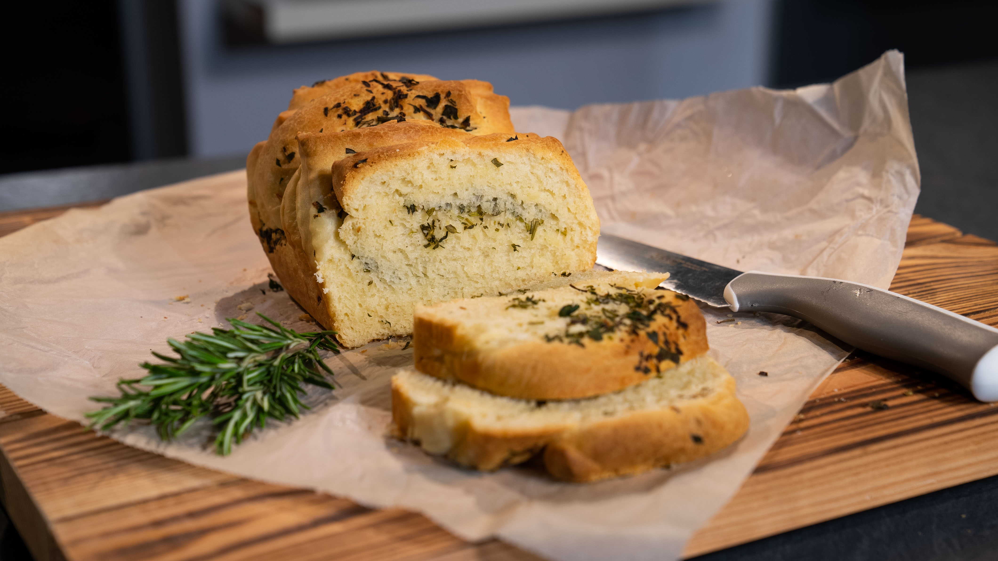 Grünes Zupfbrot