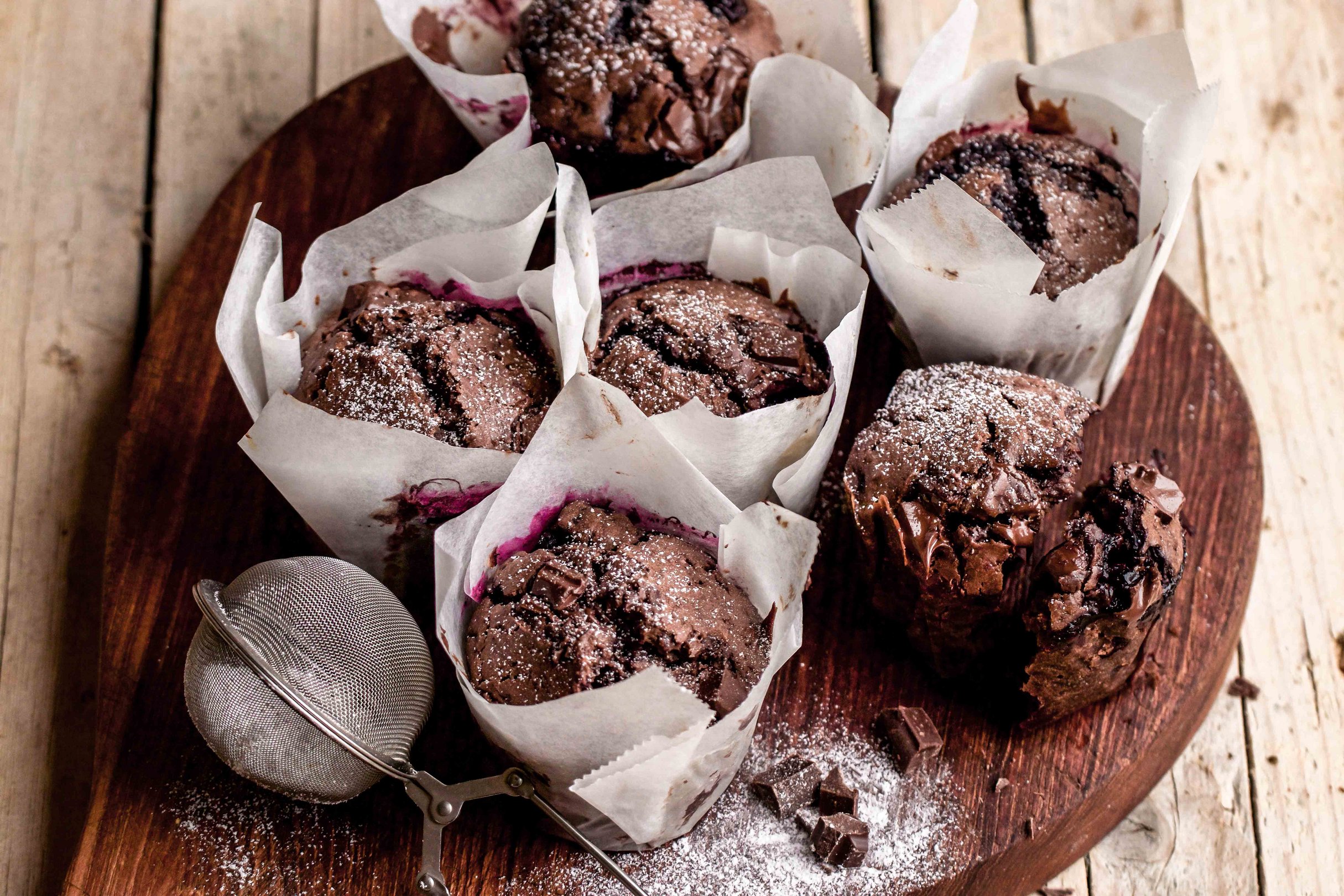 Schoko-Kirsch-Muffins mit Alex