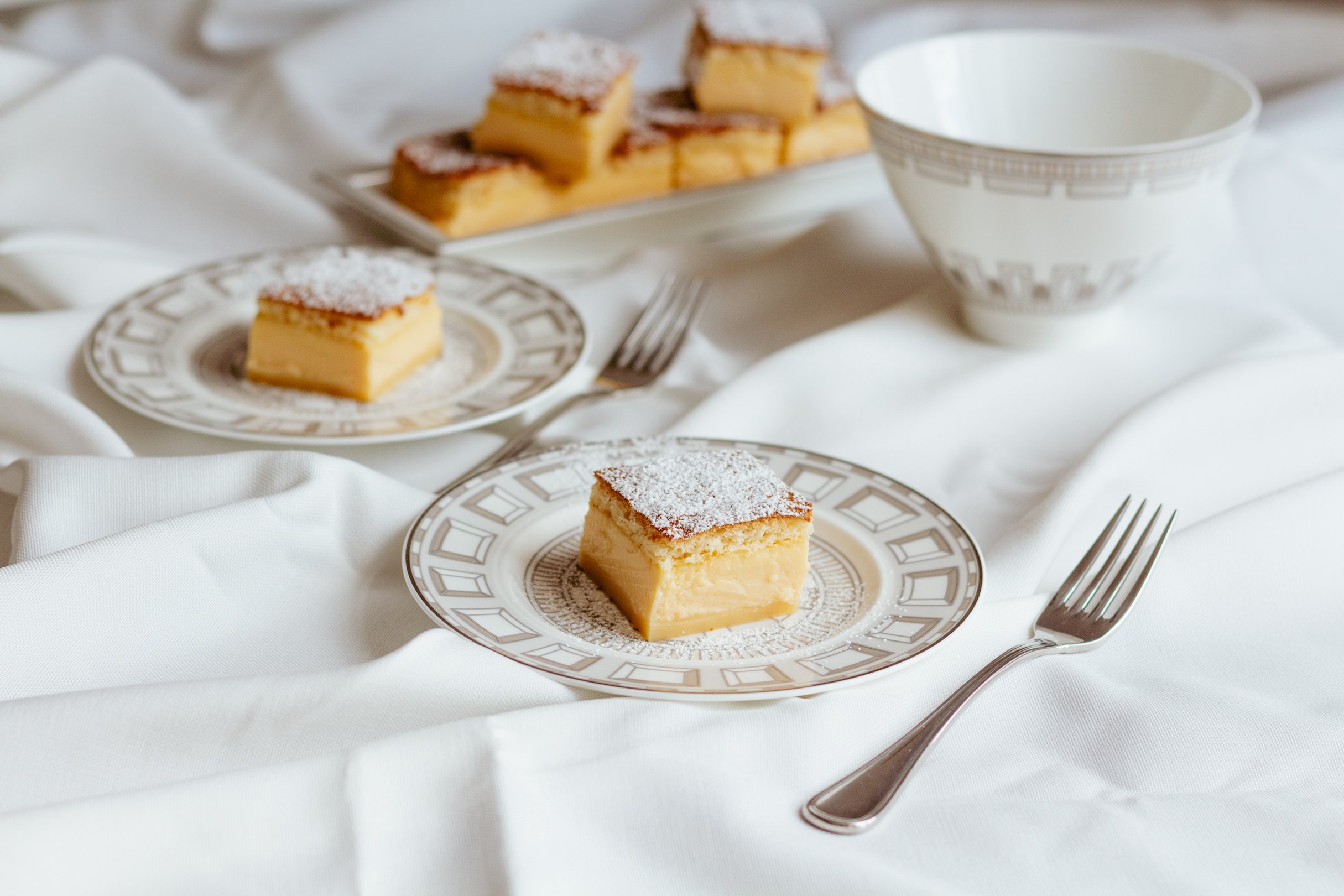 Magic Layer Cake-Vanille-Zauberkuchen