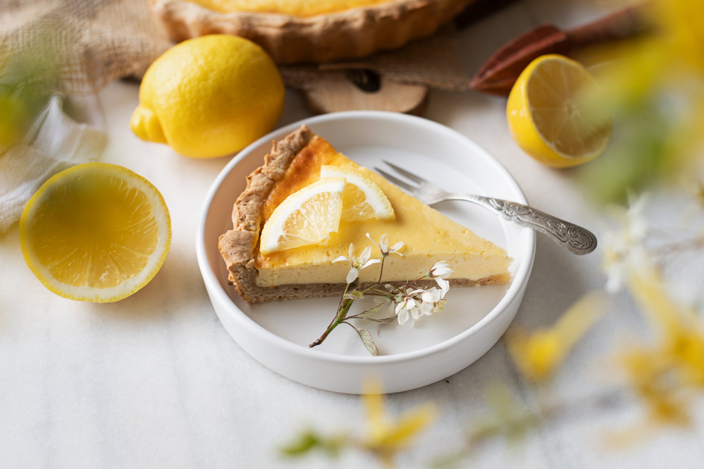 Zitronen Skyr Tarte