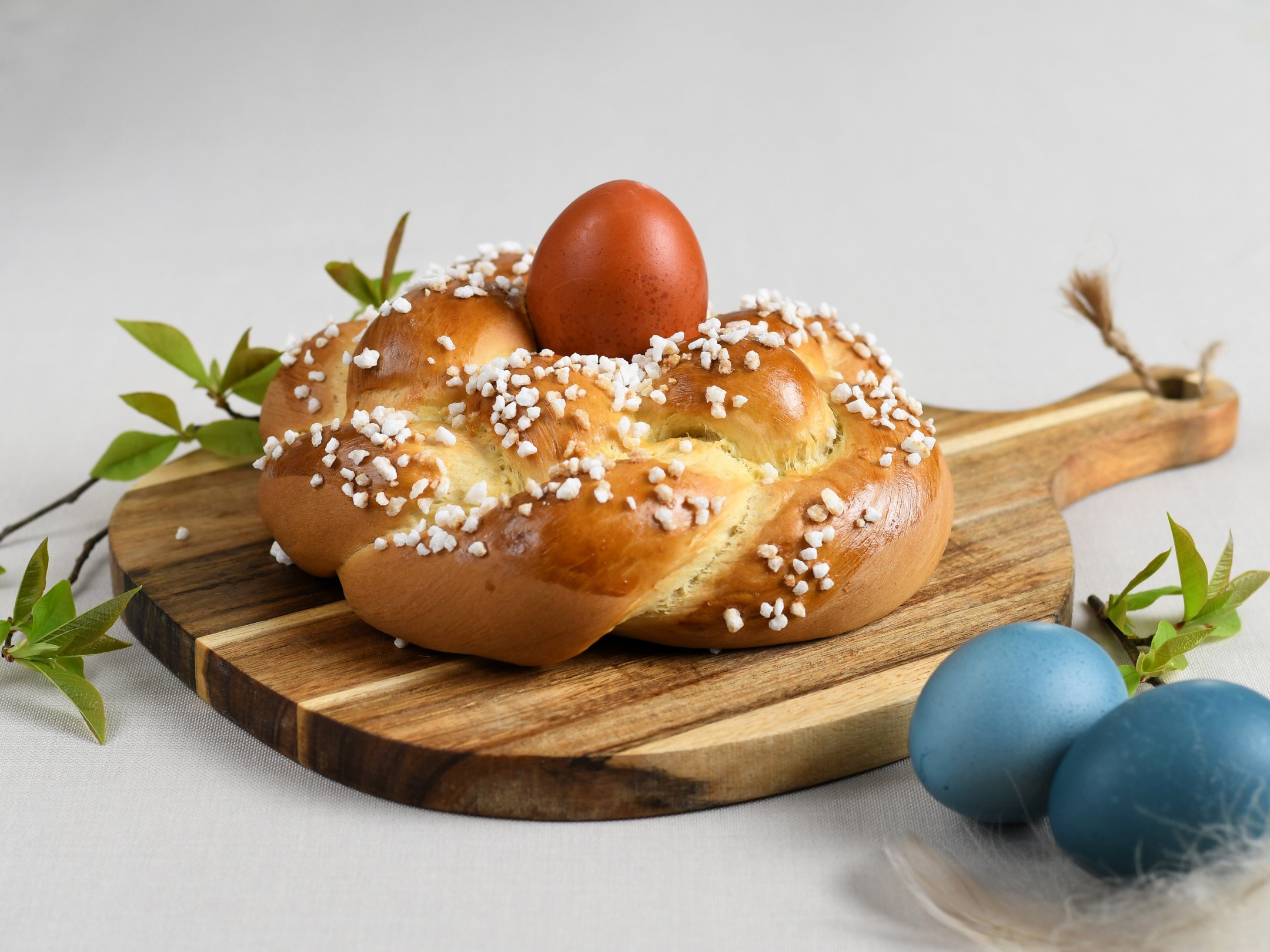 Geflochtenes Osterkranzerl