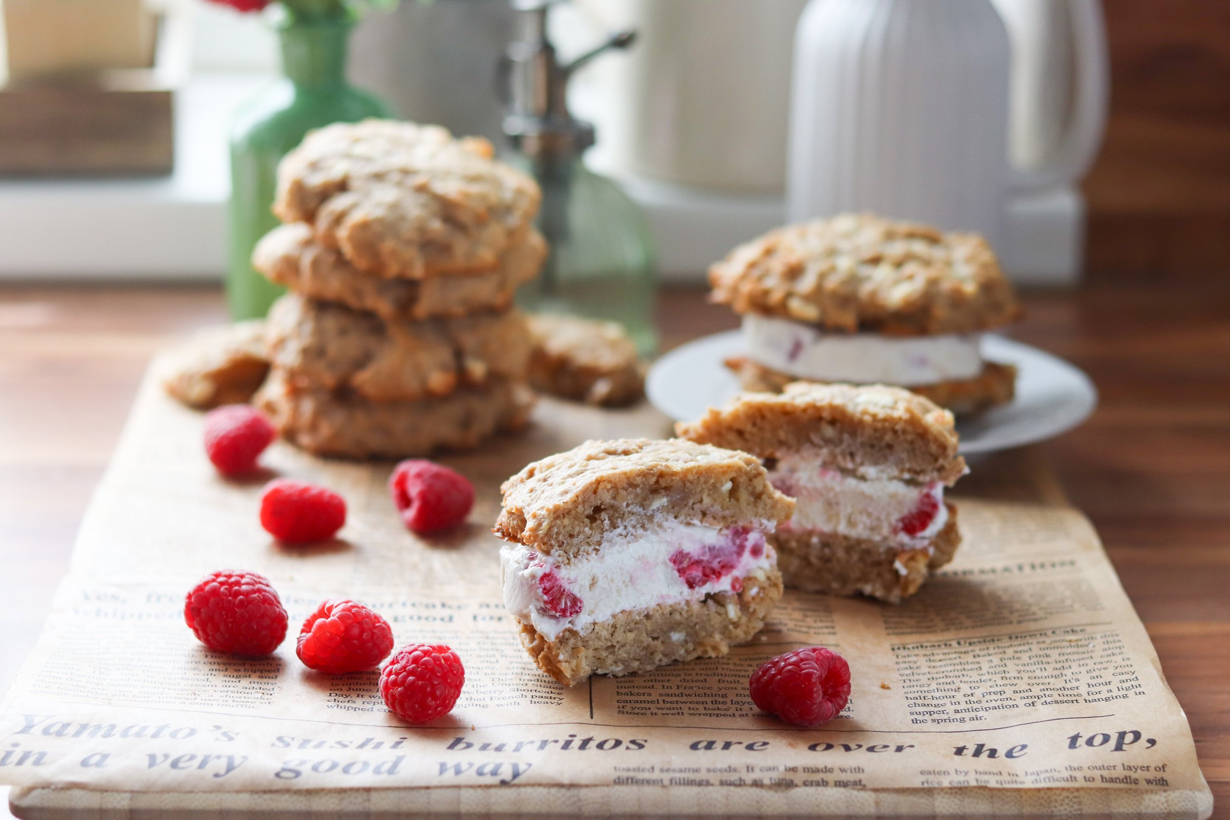 High Protein Soft Cookie mit Skyr-Eis