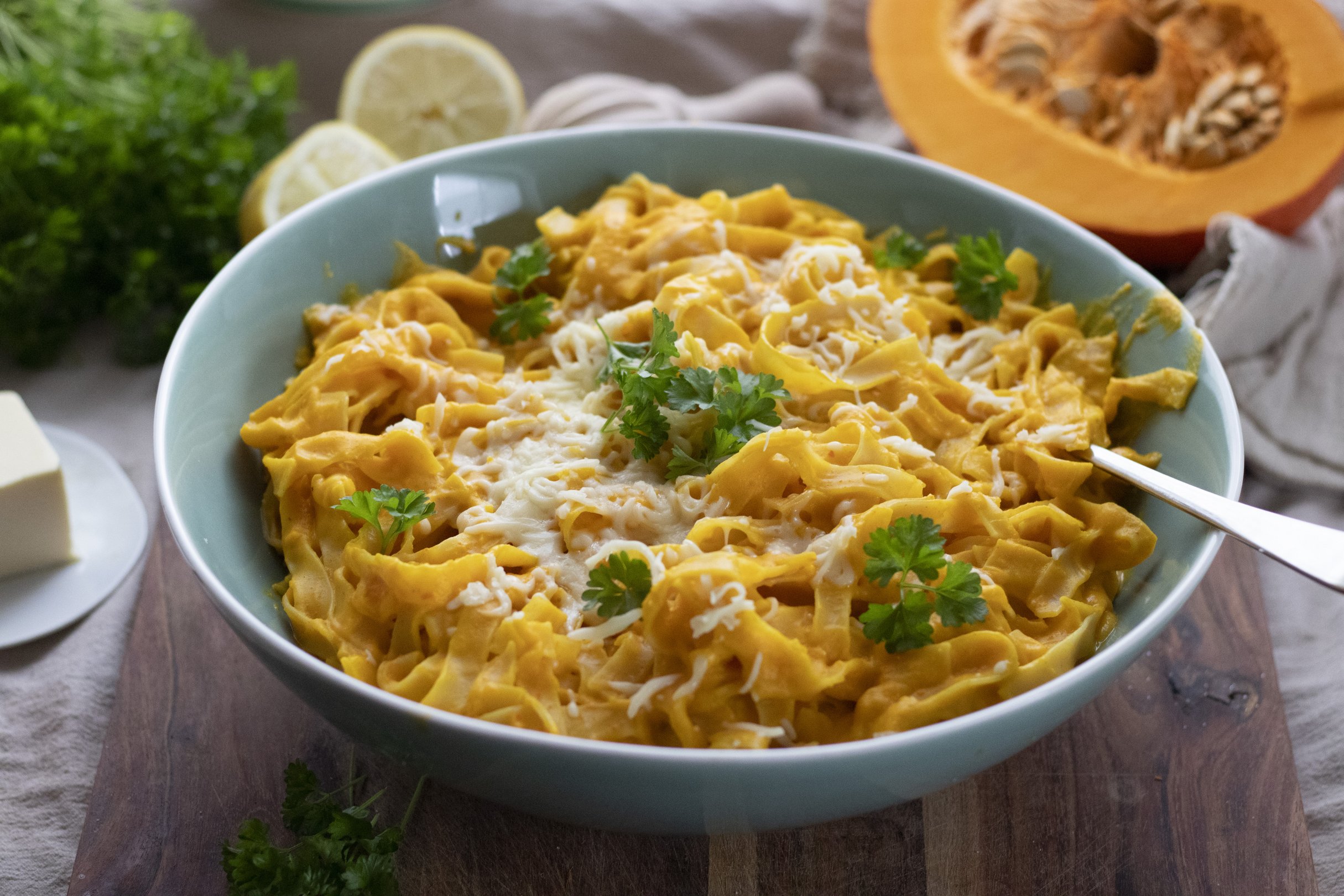 One Pot Kürbis Pasta