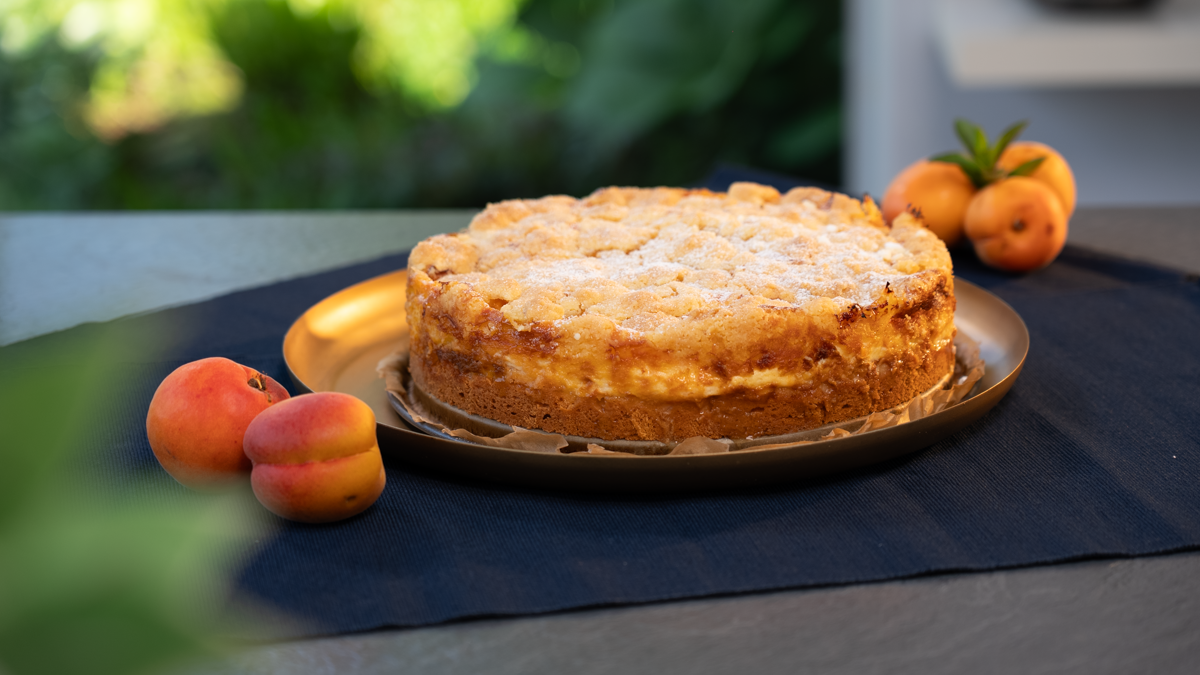 Marillen-Streuselkuchen