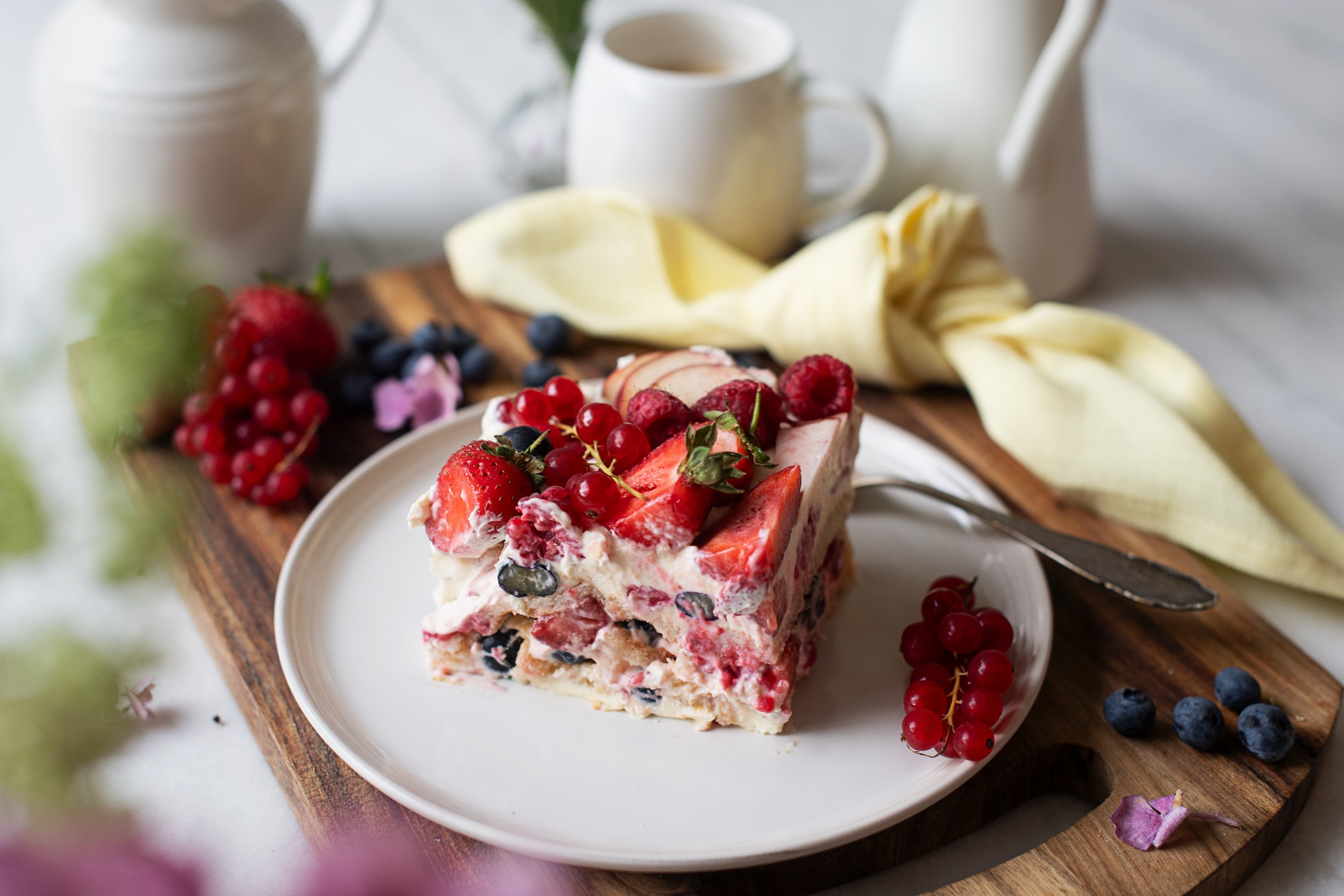 leichtes Beeren Tiramisu