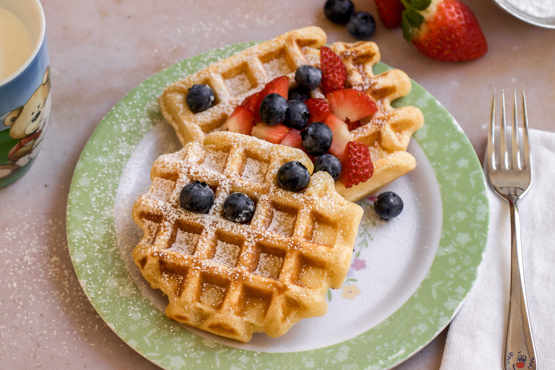 Topfenwaffeln