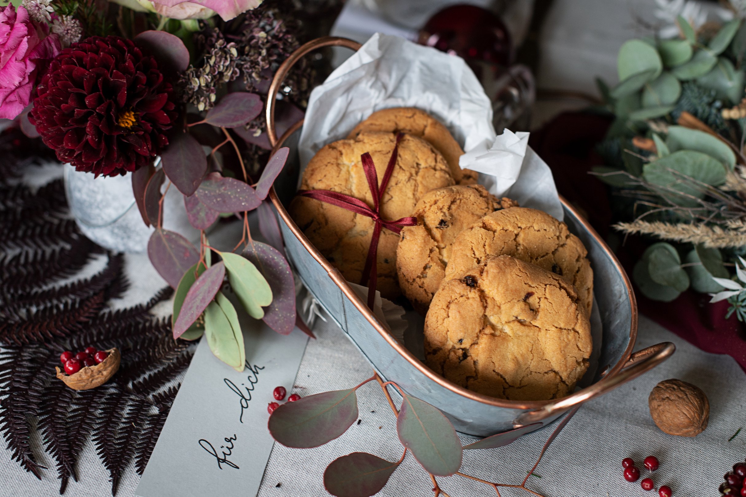 Preiselbeer Cookies