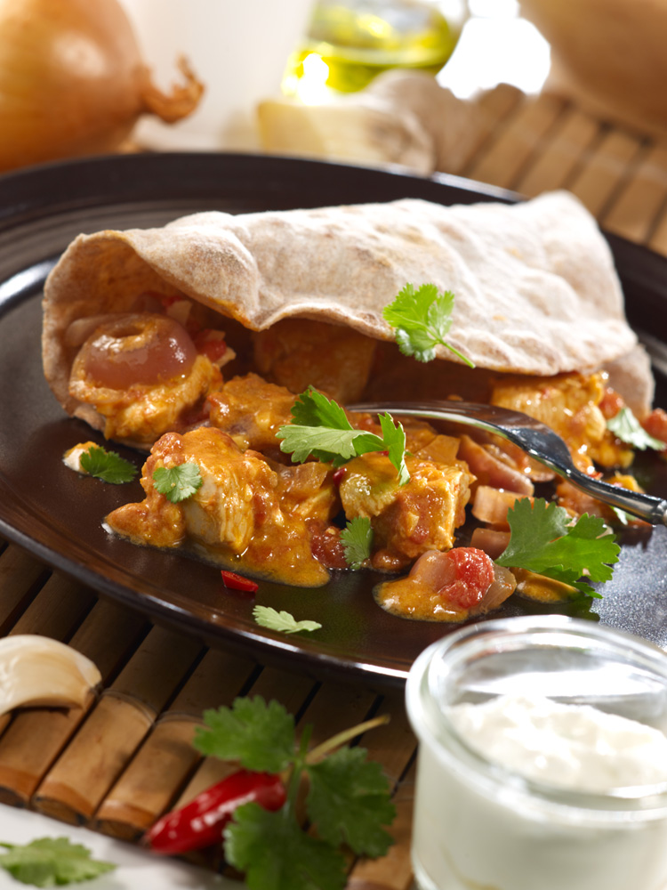 Curryhuhn in Joghurt-Marinade