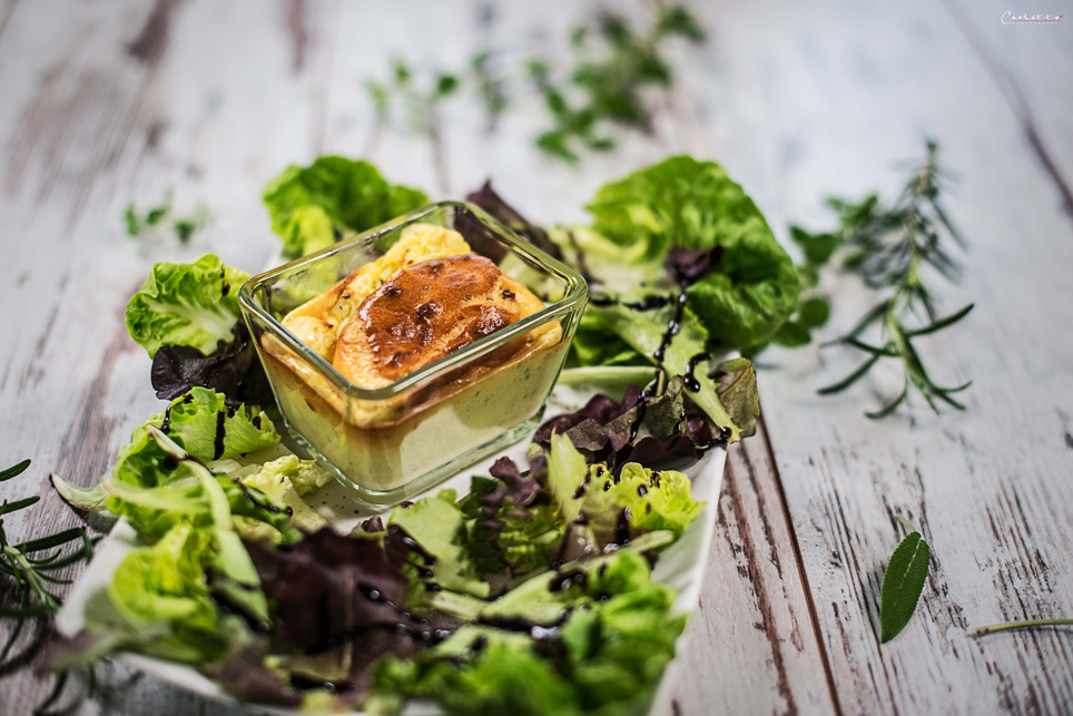Topfen Kräuter Soufflé