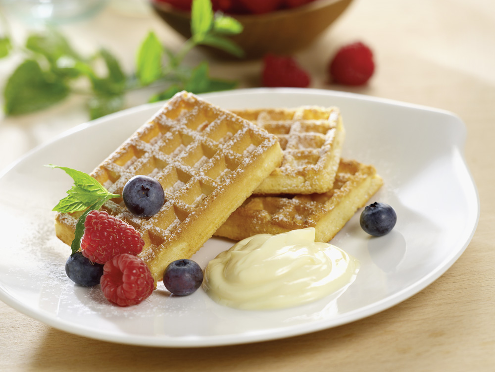 Topfen-Waffeln
