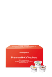 Premium H-Kaffeeobers von Salzburg Milch, 100 Kapseln à 7,85ml