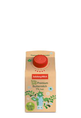 besser Bio Premium Buttermilch 1% Fett von Salzburg Milch