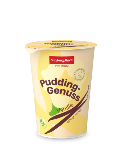 Premium Pudding-Genuss Vanille von Salzburg Milch, 400g