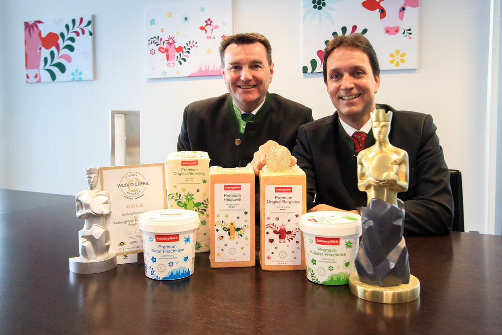 SalzburgMilch erhält Käsekaiser, Gold bei der ...