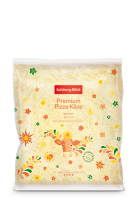 Premium Pizzakäse gerieben von Salzburg Milch