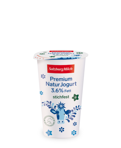 Premium Natur Jogurt 3,6% Fett stichfest von Salzburg Milch, 250g