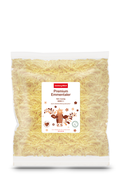 Premium Emmentaler gerieben von Salzburg Milch
