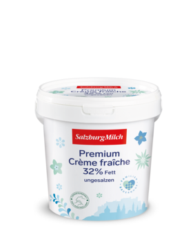 Premium Crème Fraiche 32% Fett ungesalzen von Salzburg Milch