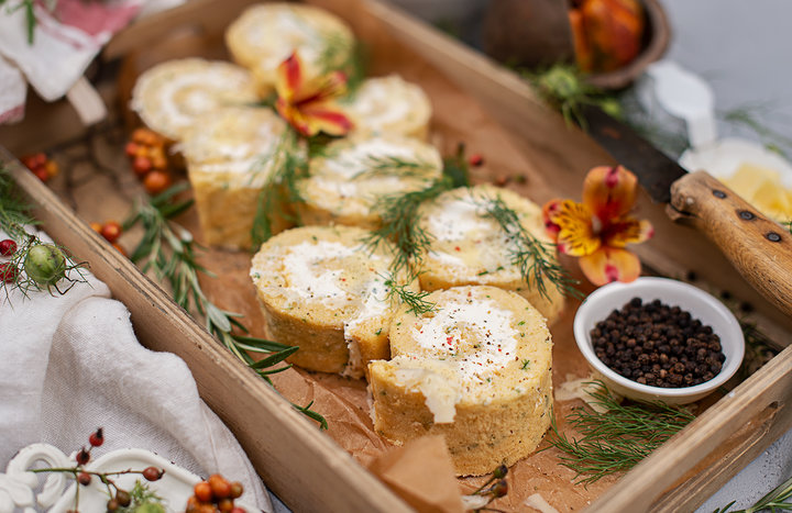 Käseroulade mit Frischkäse-Kräutercreme - SalzburgMilch