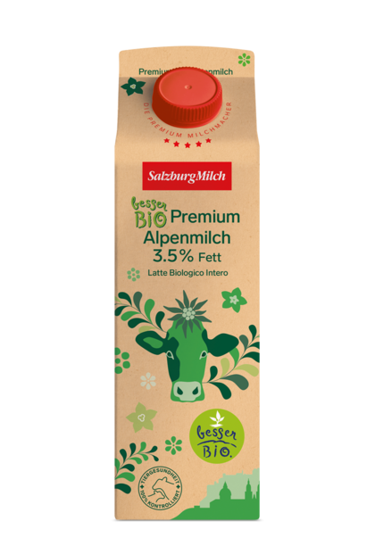 besser Bio Premium Alpenmilch 3,5% Fett von Salzburg Milch