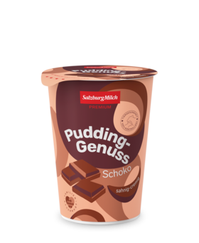 Premium Pudding-Genuss Schoko von Salzburg Milch, 400g